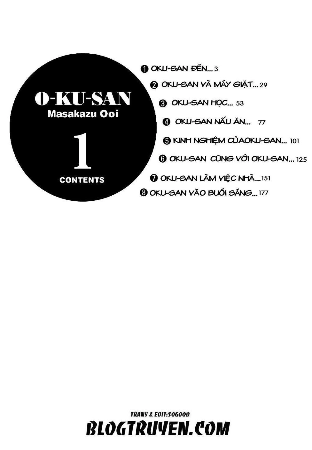 Okusan Chapter 1 - 6