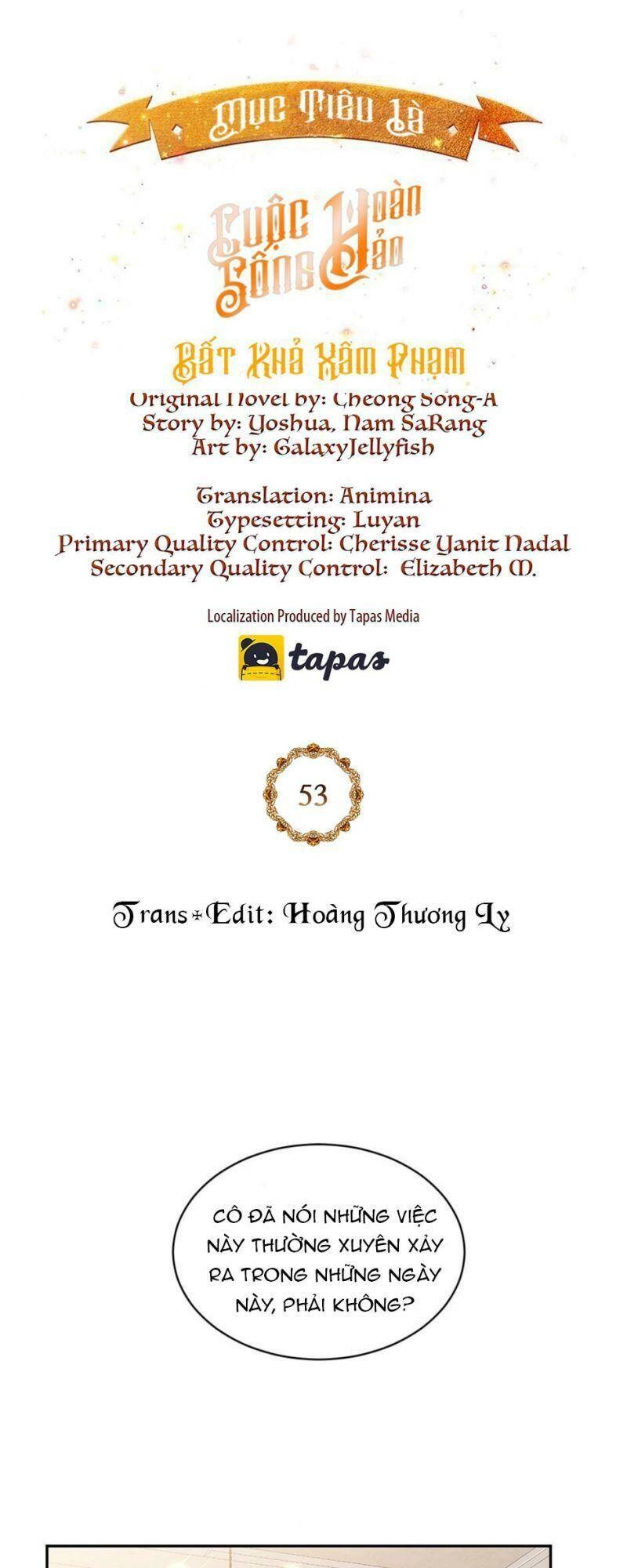 Mục Tiêu Là Cuộc Sống Hoàn Hảo Bất Khả Xâm Phạm Chapter 53 - 1