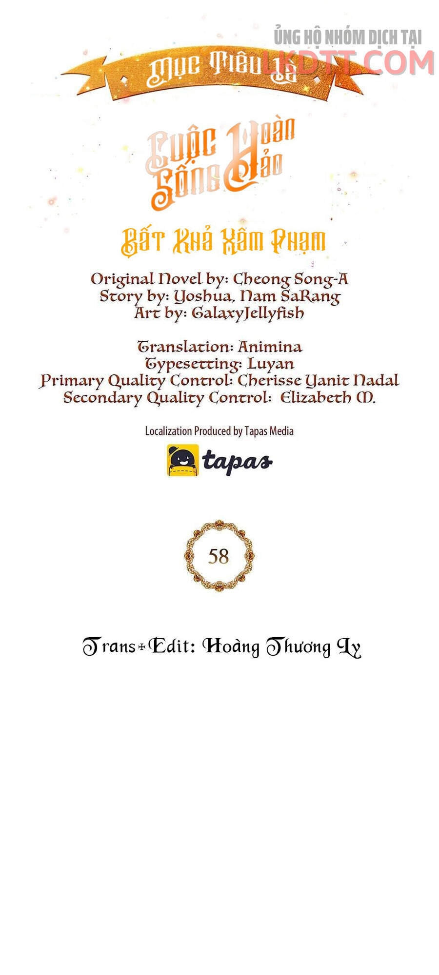 Mục Tiêu Là Cuộc Sống Hoàn Hảo Bất Khả Xâm Phạm Chapter 58 - 2