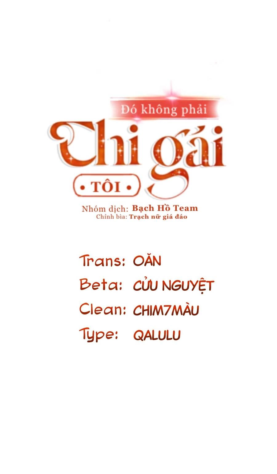 Đó Không Phải Chị Gái Tôi Chapter 35 - 2