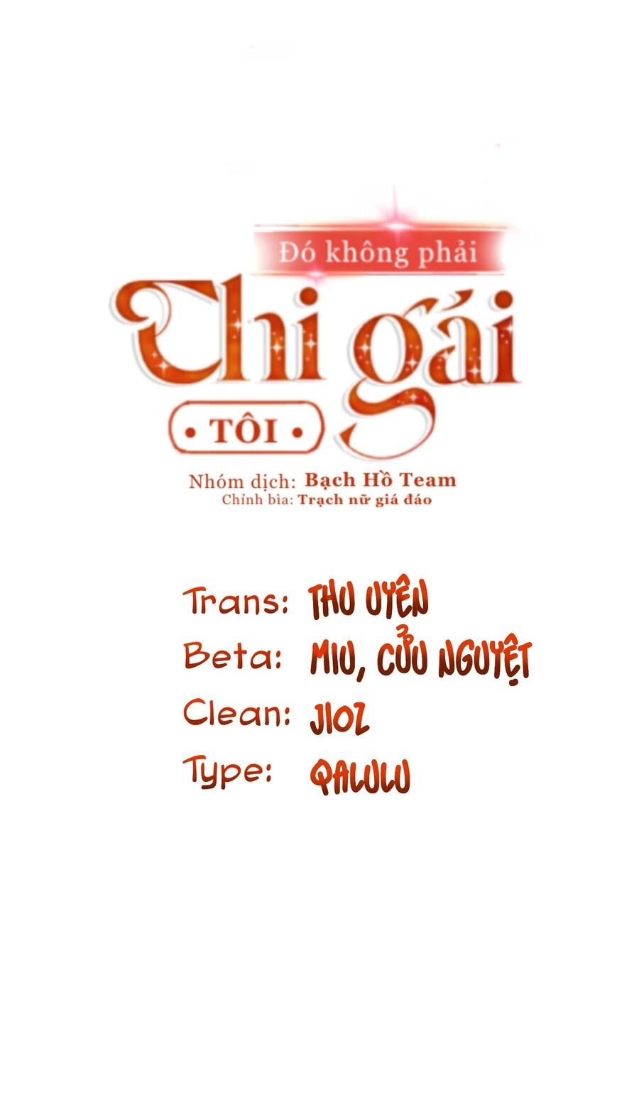 Đó Không Phải Chị Gái Tôi Chapter 46 - 2