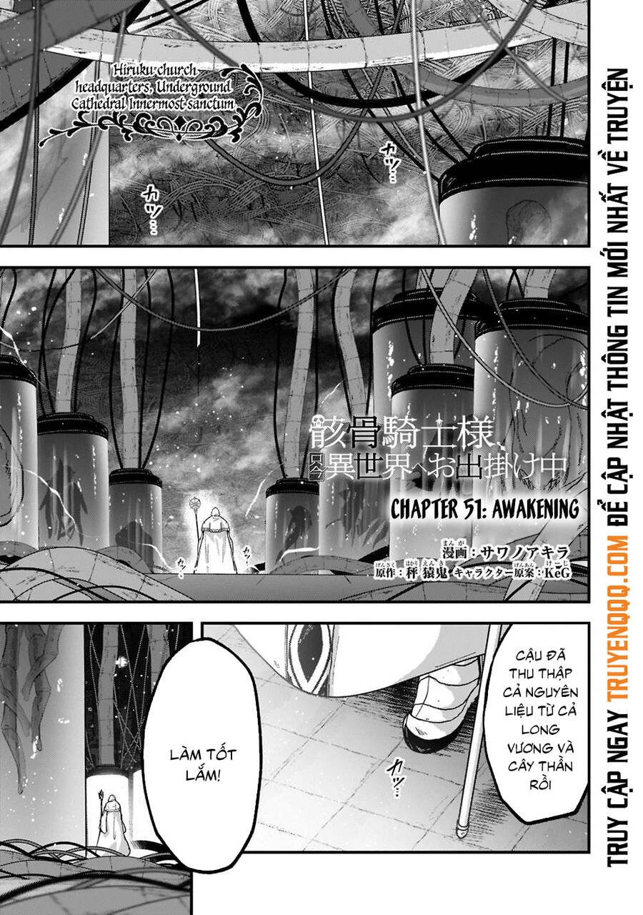 Gaikotsu Kishi-Sama, Tadaima Isekai E O Dekake-Chu Chapter 51.1 - 2