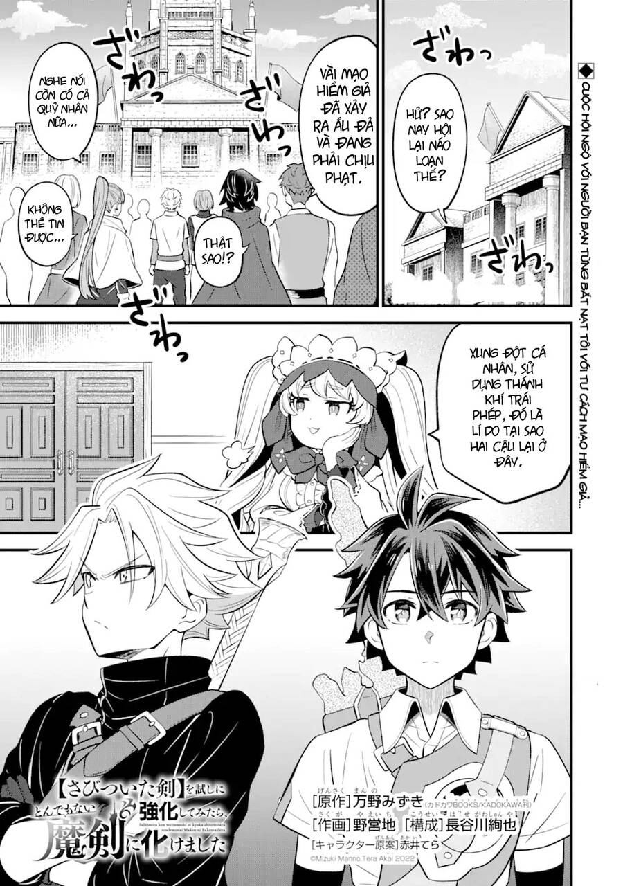 "Sabitsuita Ken" Wo Tameshi Ni Kyoukashite Mitara, Tondemonai Maken Ni Chapter 10.1 - 2