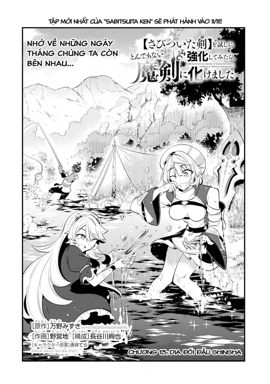 "Sabitsuita Ken" Wo Tameshi Ni Kyoukashite Mitara, Tondemonai Maken Ni Chapter 13.1 - 3