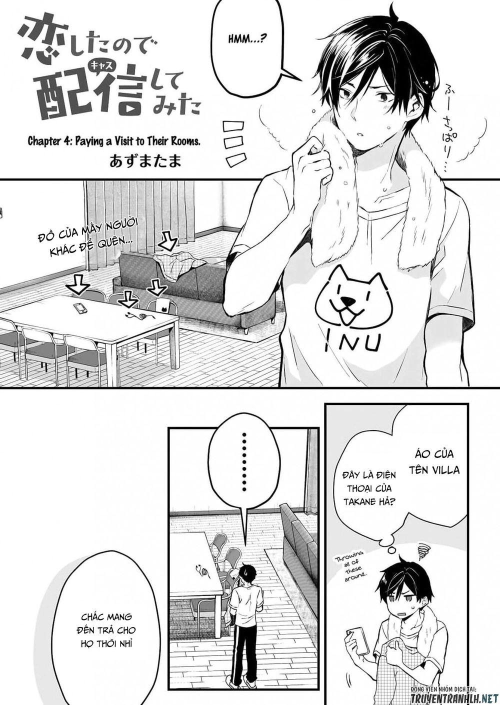 Koi Shita No De, Haishin Shite Mita Chapter 4 - 4