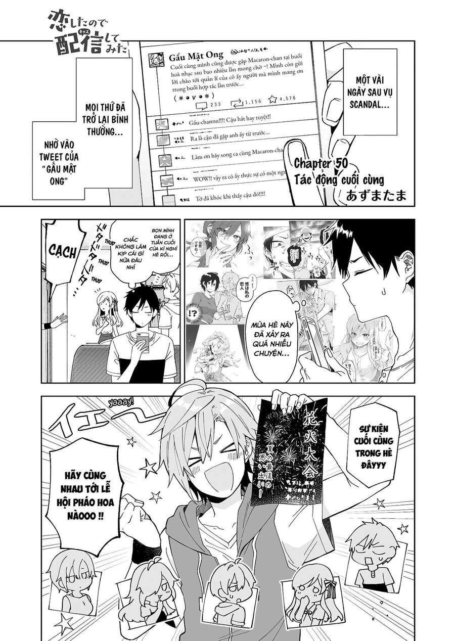 Koi Shita No De, Haishin Shite Mita Chapter 50 - 2