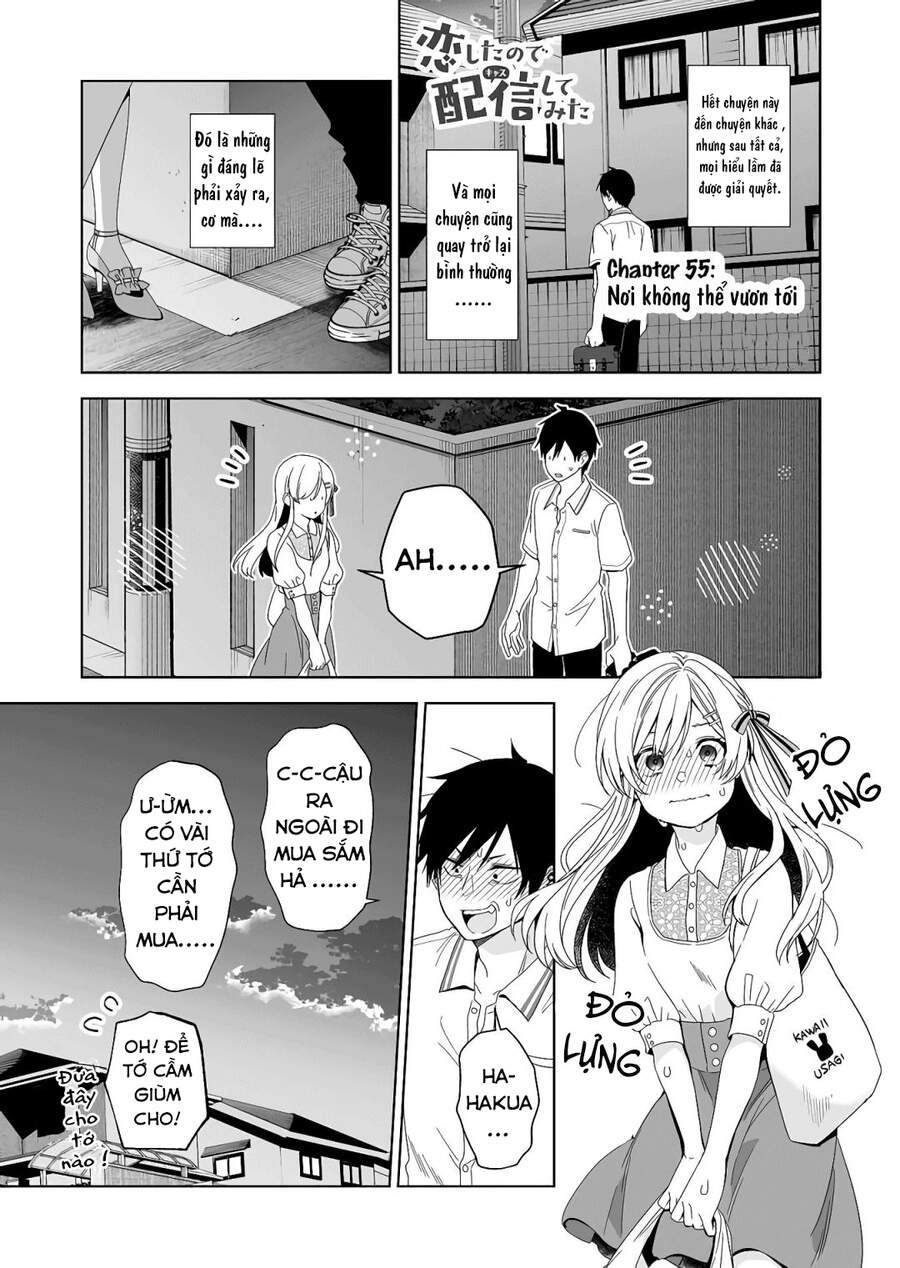 Koi Shita No De, Haishin Shite Mita Chapter 55 - 1