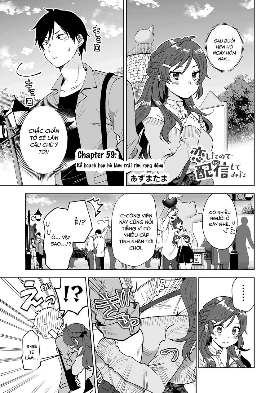 Koi Shita No De, Haishin Shite Mita Chapter 59 - 1