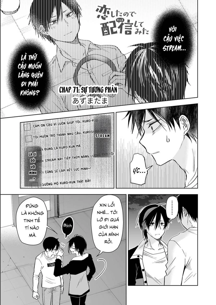 Koi Shita No De, Haishin Shite Mita Chapter 71 - 3