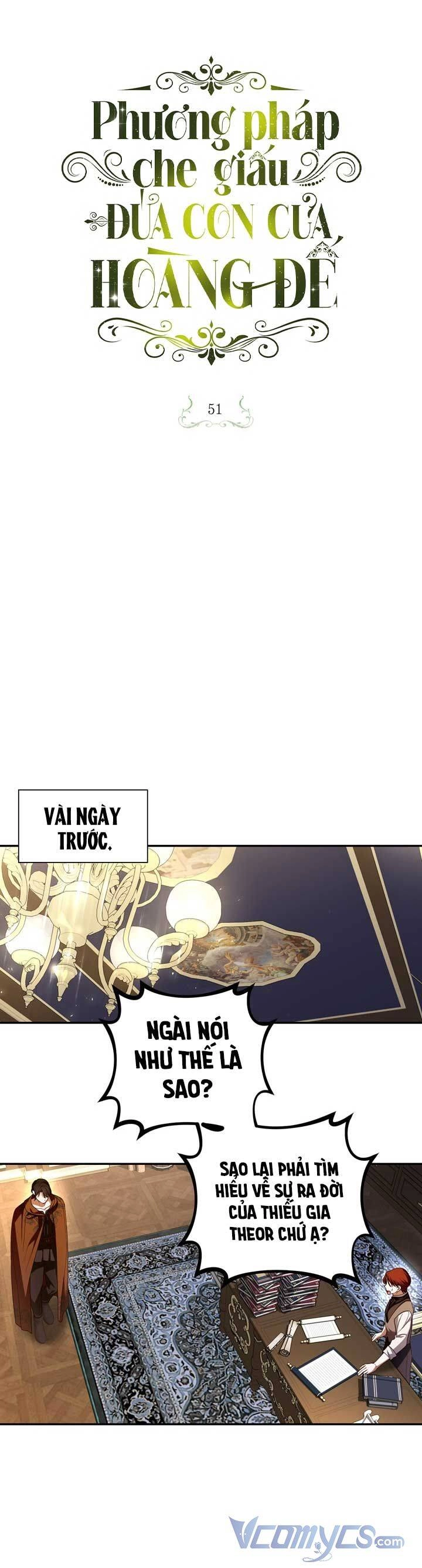 Phương Pháp Che Giấu Đứa Con Của Hoàng Đế Chapter 51 - 1