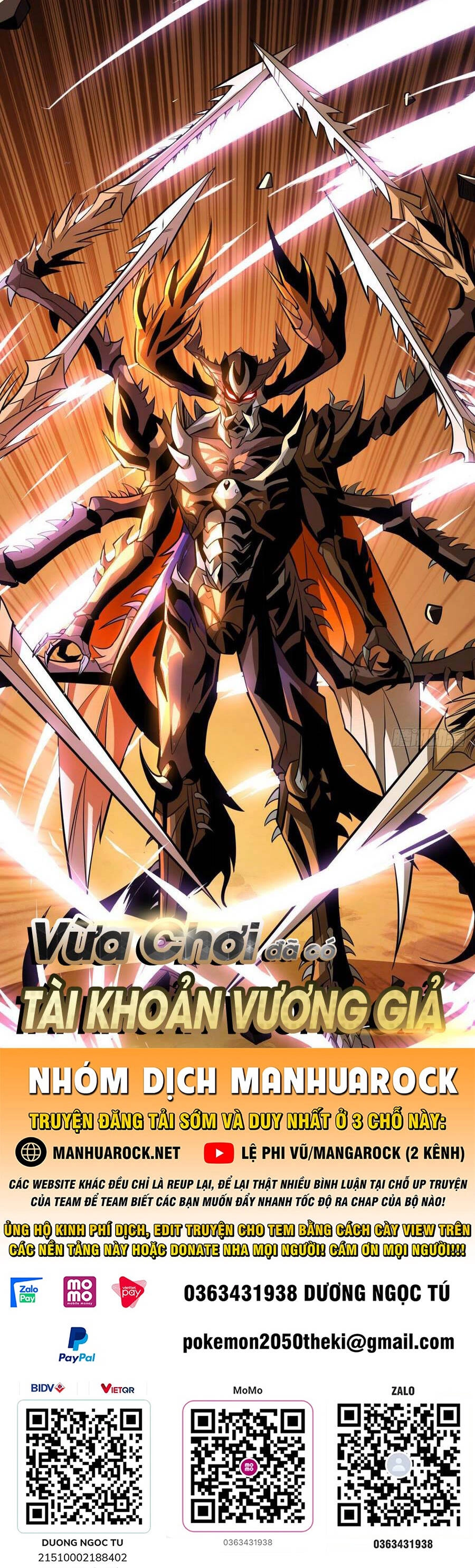 Vừa Chơi Đã Có Tài Khoản Vương Giả Chapter 152 - 1