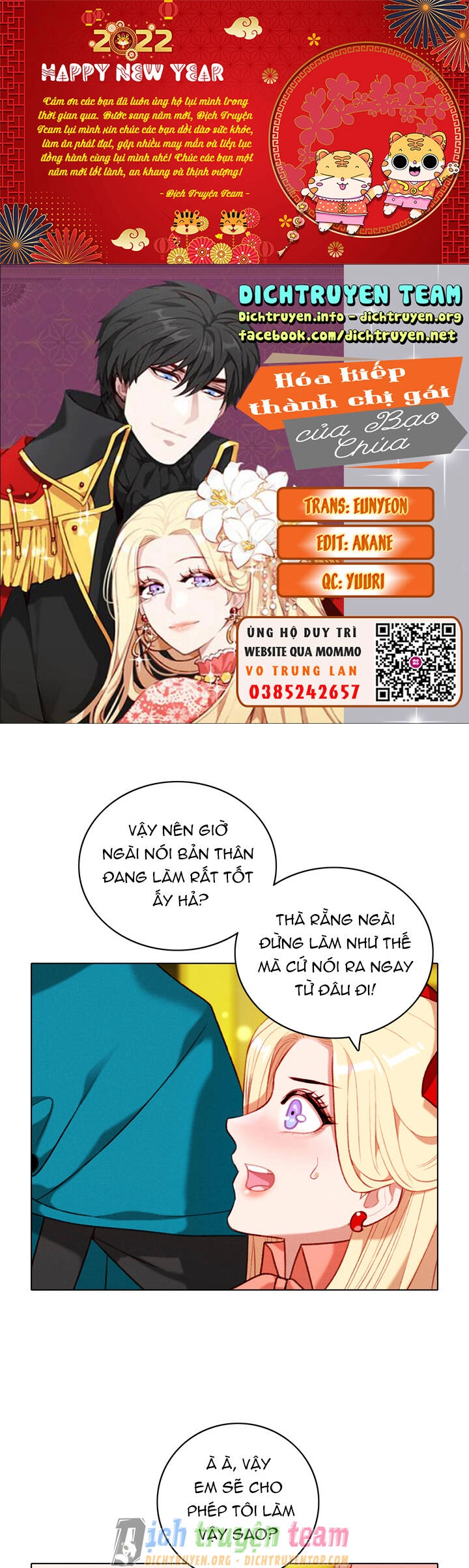 Hóa Kiếp Thành Chị Gái Của Bạo Chúa Chapter 116 - 1