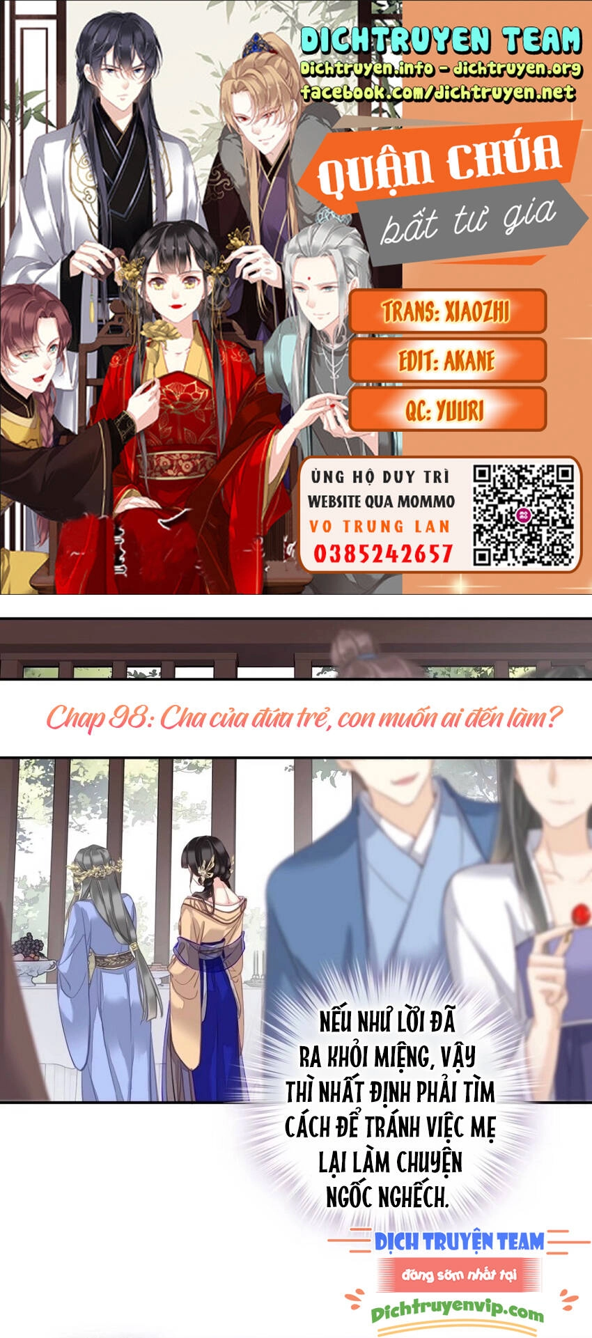 Quận Chúa Bất Tư Gia Chapter 98 - 1