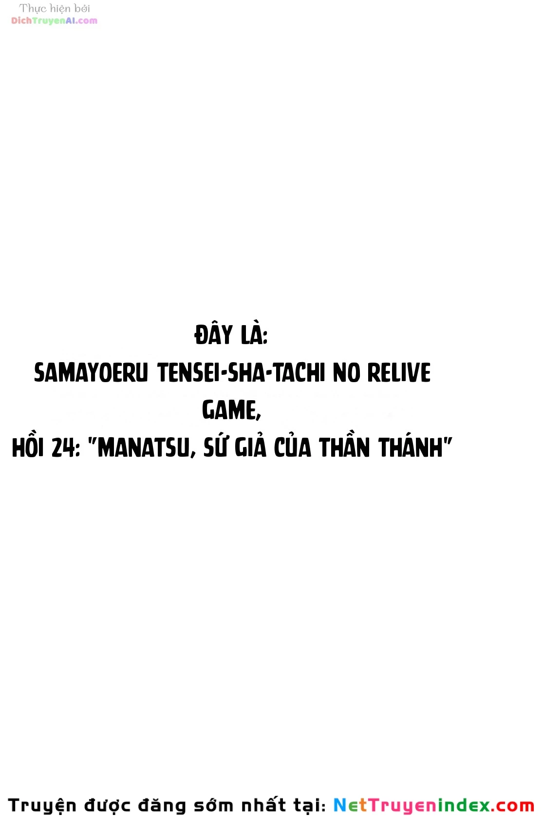 Samayoeru Tensei-Sha-Tachi No Revival Game Chapter 24 - 26