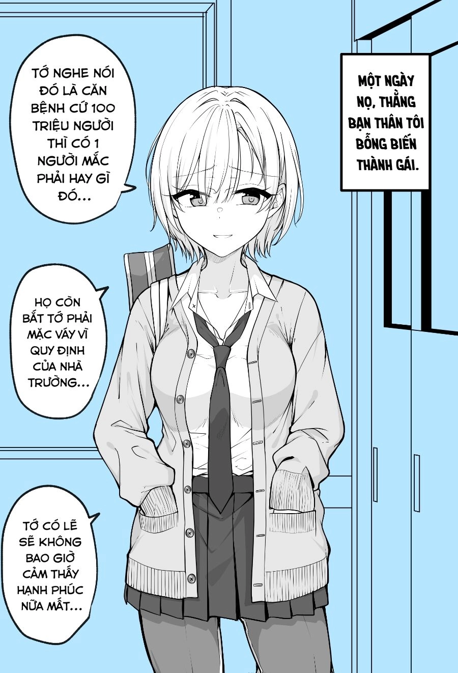 Câu Chuyện Về Người Bạn Thân Bất Ngờ Trở Thành Nữ Và Cuộc Hành Trình Tìm Kiếm Hạnh Phúc Của Cô Ấy Chapter 1 - 2