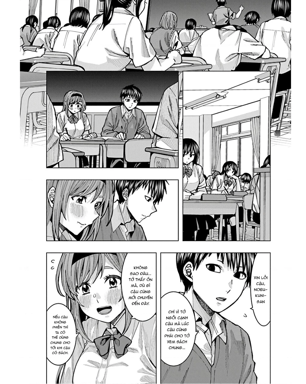 Tôi có cảm giác cô bạn Nobukuni bàn bên thích mình Chapter 1 - 9