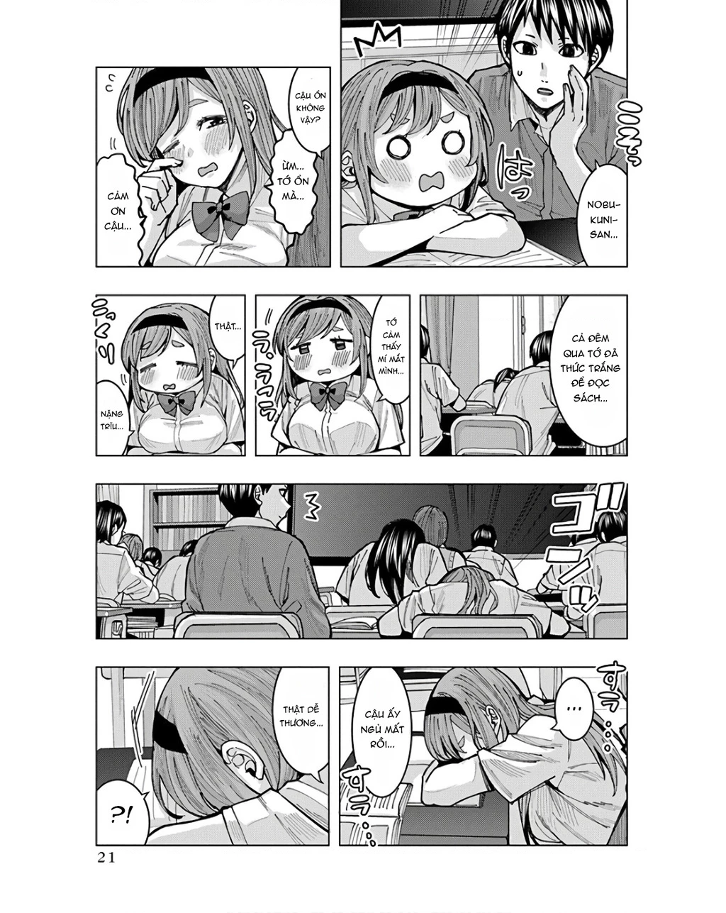 Tôi có cảm giác cô bạn Nobukuni bàn bên thích mình Chapter 2 - 4