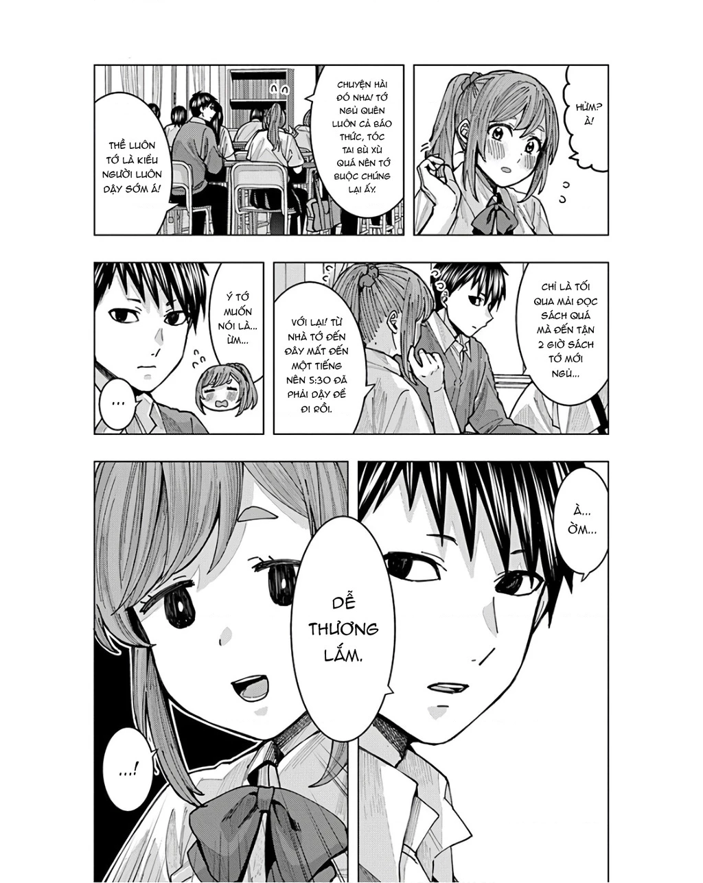 Tôi có cảm giác cô bạn Nobukuni bàn bên thích mình Chapter 3 - 4