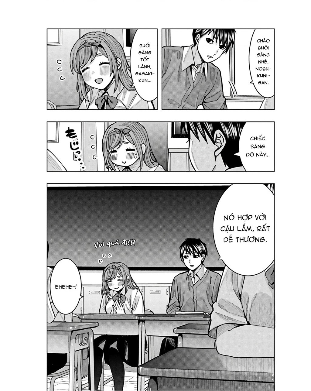 Tôi có cảm giác cô bạn Nobukuni bàn bên thích mình Chapter 3 - 15