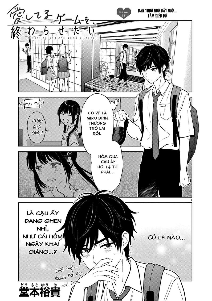 Aishiteru Game Wo Owarasetai Chapter 23 - 1