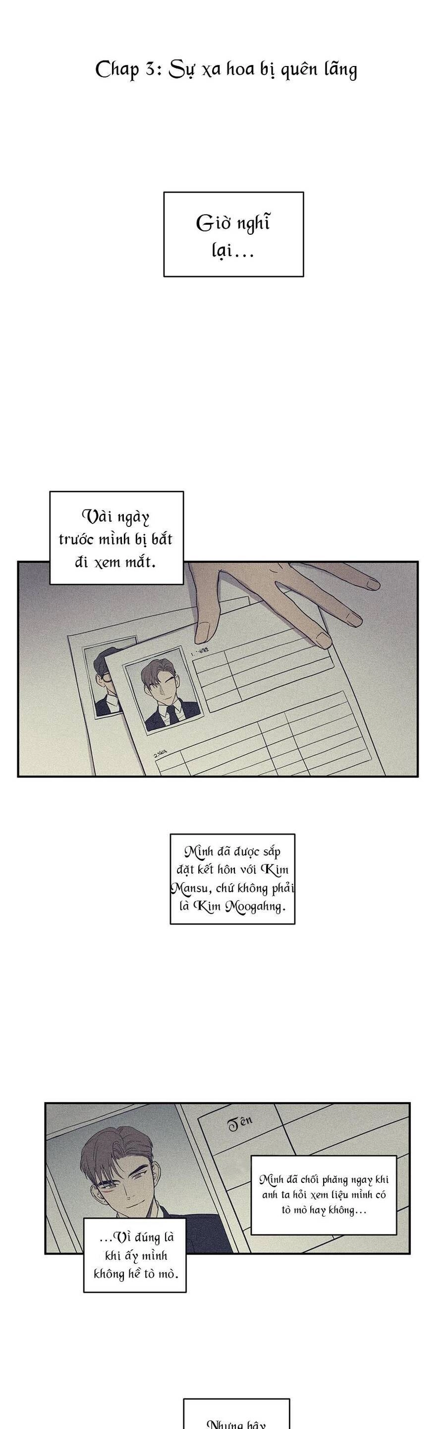 Trước Khi Cái Chết Chia Lìa Đôi Ta Chapter 3 - 1