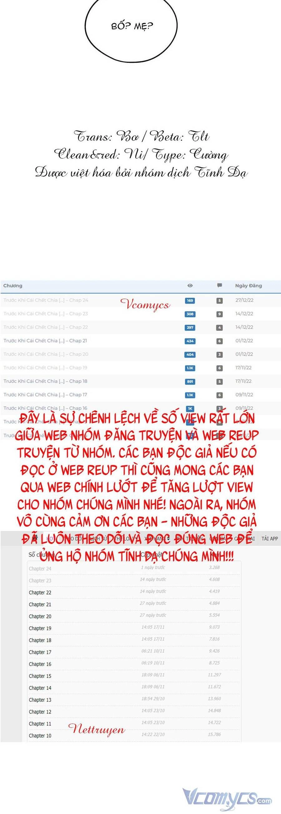 Trước Khi Cái Chết Chia Lìa Đôi Ta Chapter 27 - 21