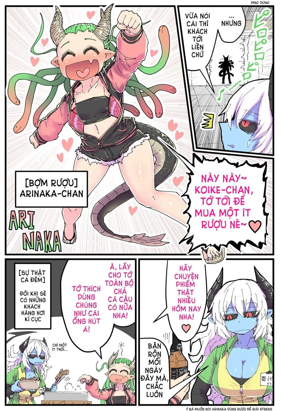 Cô Nàng Nhân Viên Da Xanh Ở Cửa Hàng Tiện Lợi Và Bạn Của Cô Ấy Chapter - 2