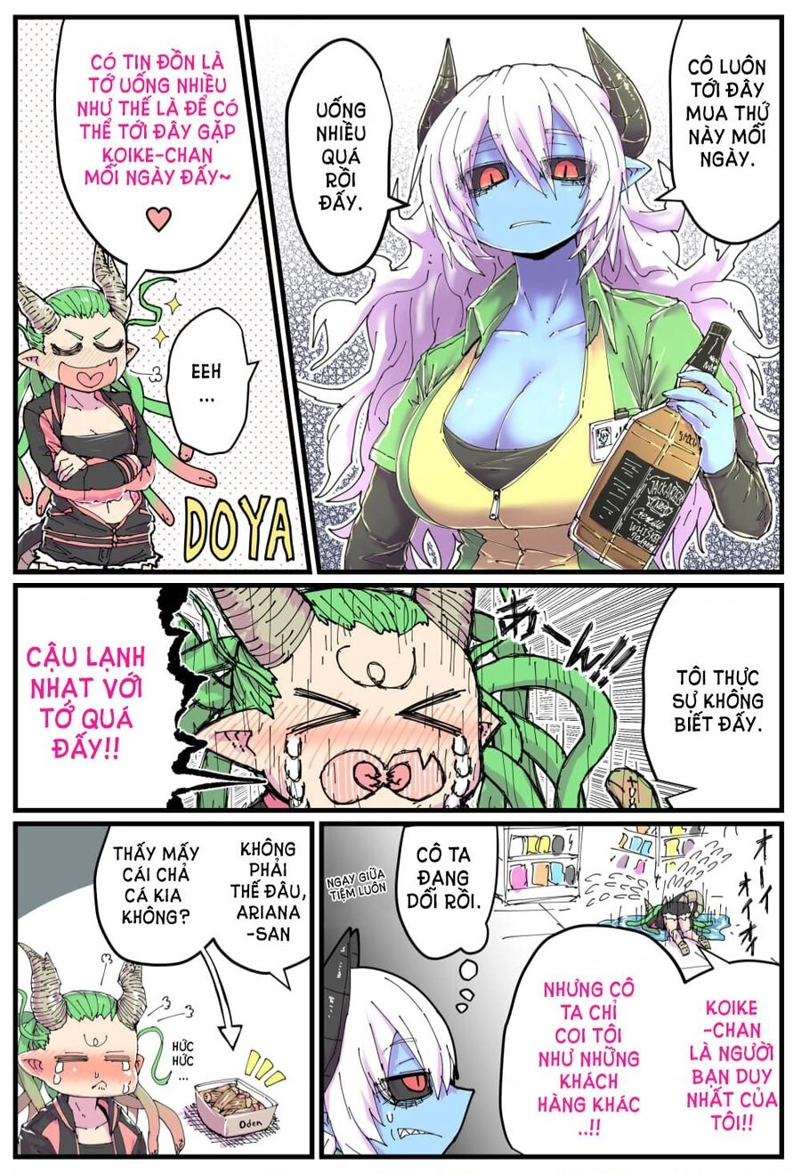 Cô Nàng Nhân Viên Da Xanh Ở Cửa Hàng Tiện Lợi Và Bạn Của Cô Ấy Chapter - 3