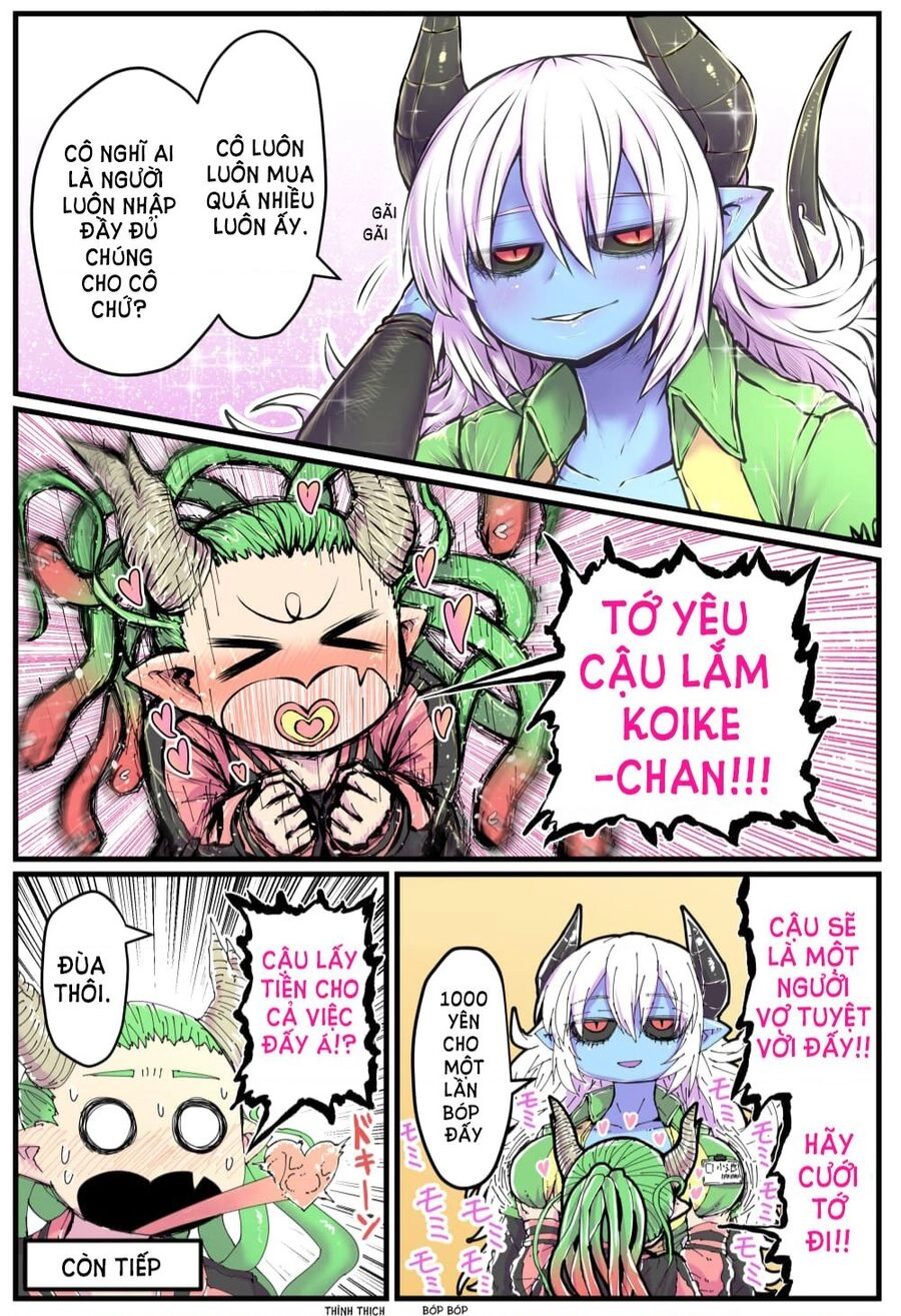 Cô Nàng Nhân Viên Da Xanh Ở Cửa Hàng Tiện Lợi Và Bạn Của Cô Ấy Chapter - 4