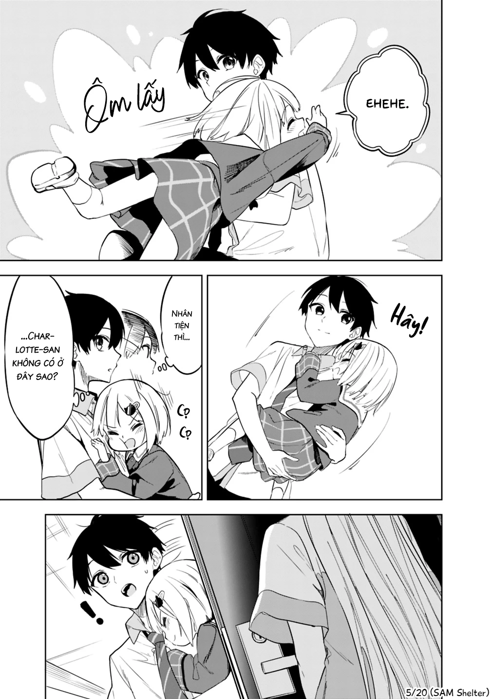 Maigo ni Natteita Youjo wo Tasuketara, Otonari ni Sumu Bishoujo Ryuugakusei ga Ie ni Asobi ni Kuru You ni Natta Ken ni Tsuite Chapter 18 - 5