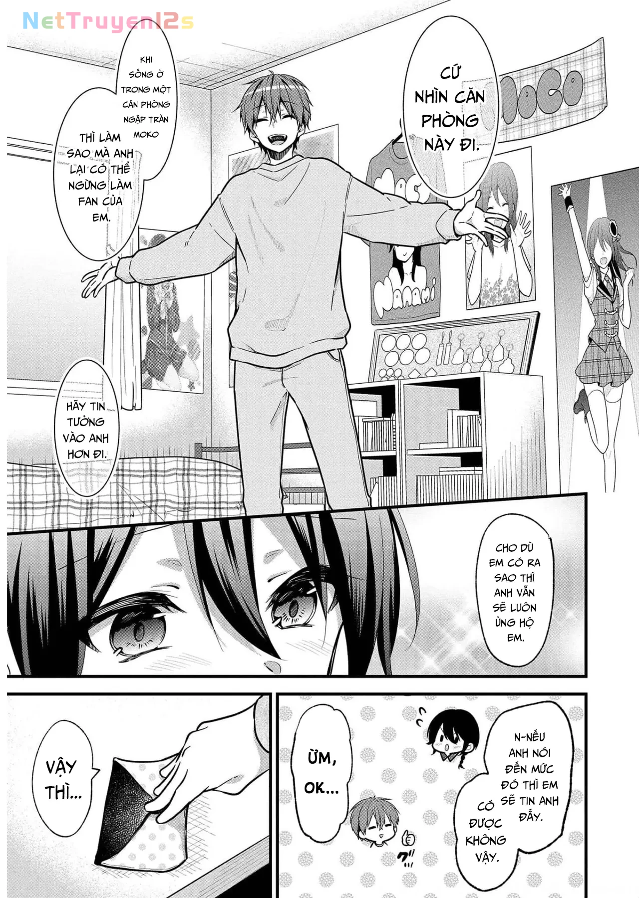 Idol tôi yêu thích giờ lại là kẻ bám đuôi tôi kìa! Chapter  19 - 24