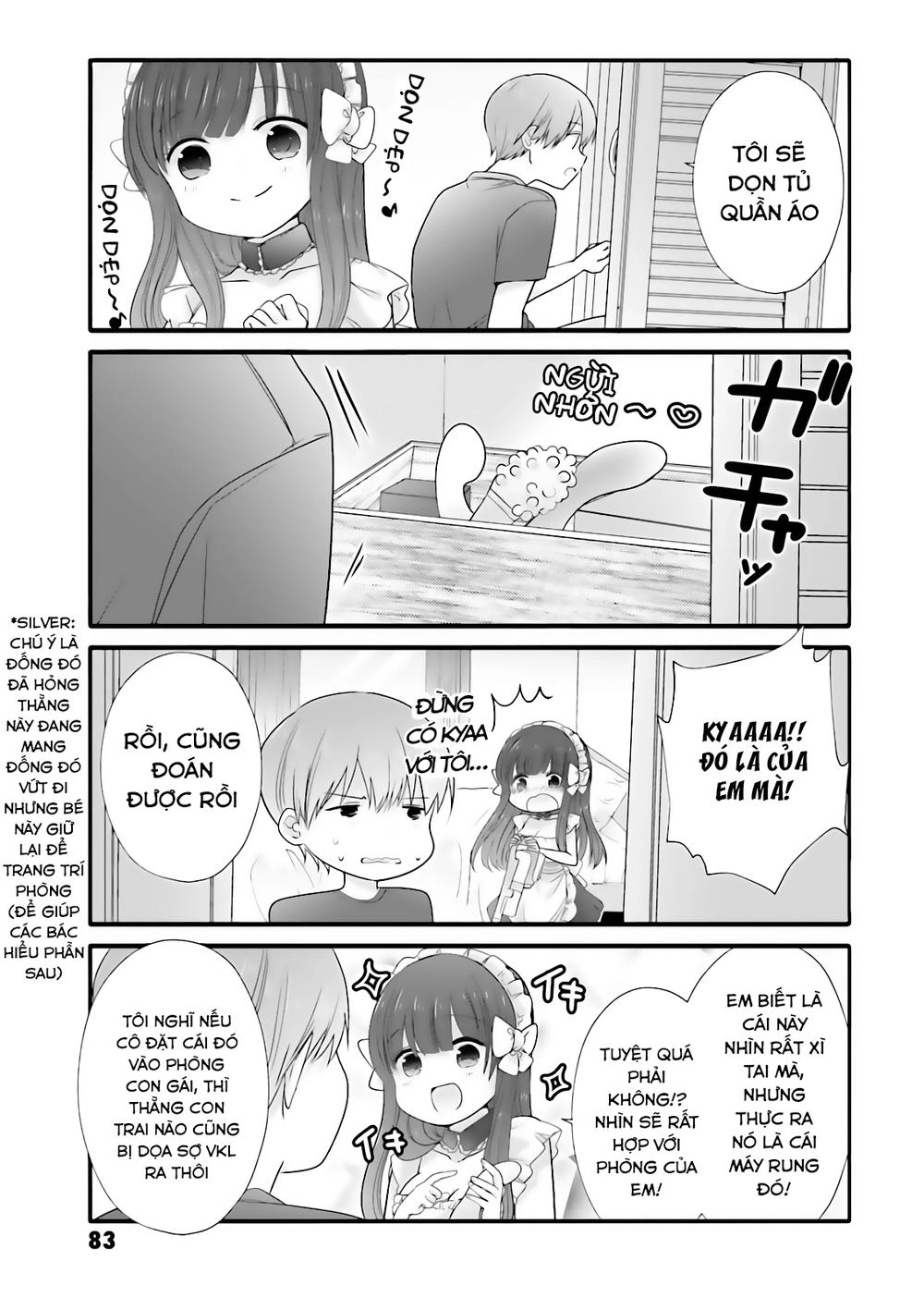 Cô hầu gái biến thái của tôi đang tấn công tôi Chapter 11 - 4