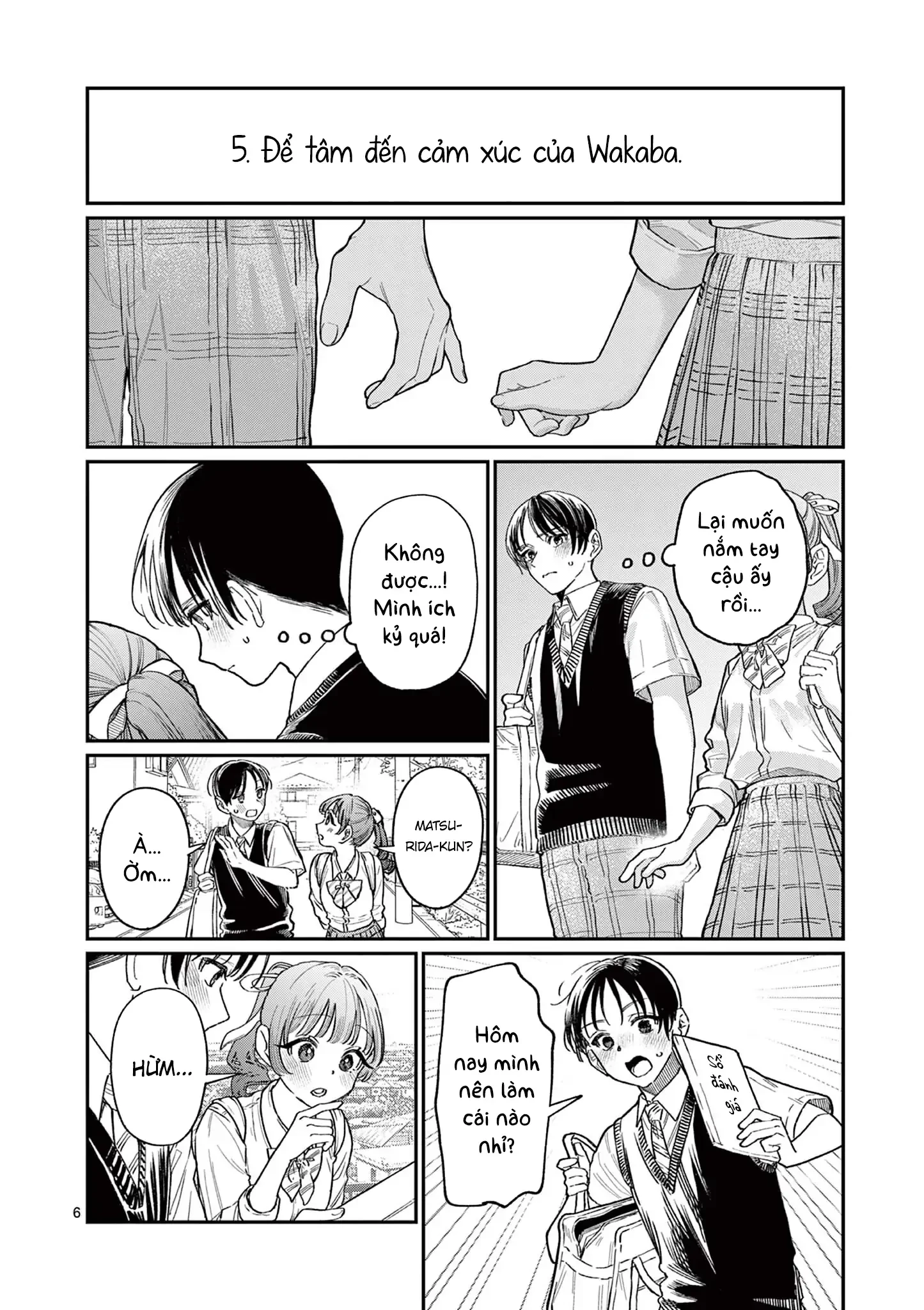 Tình yêu màu Lam nhà Wakaba Chapter 31 - 6