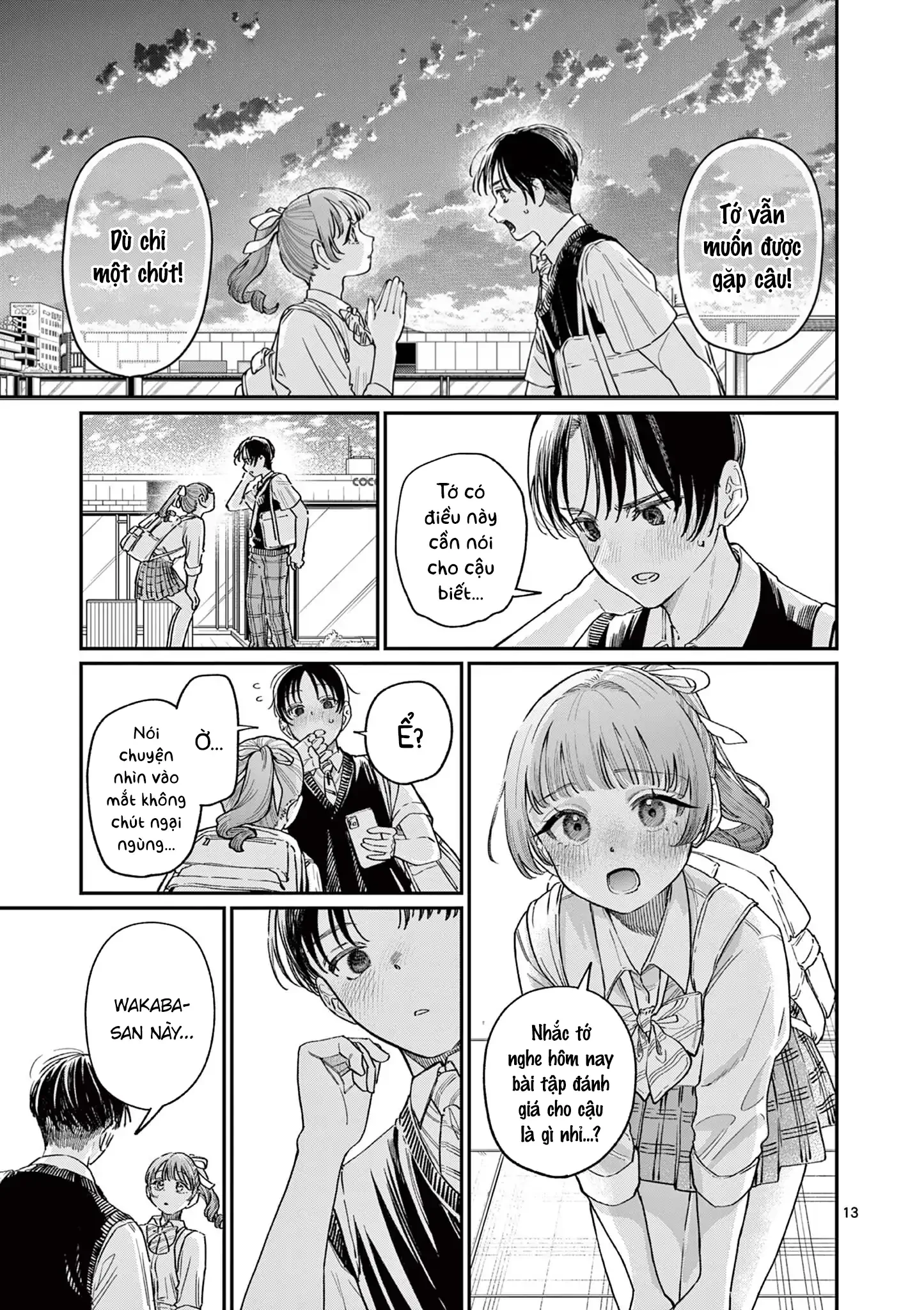 Tình yêu màu Lam nhà Wakaba Chapter 31 - 13