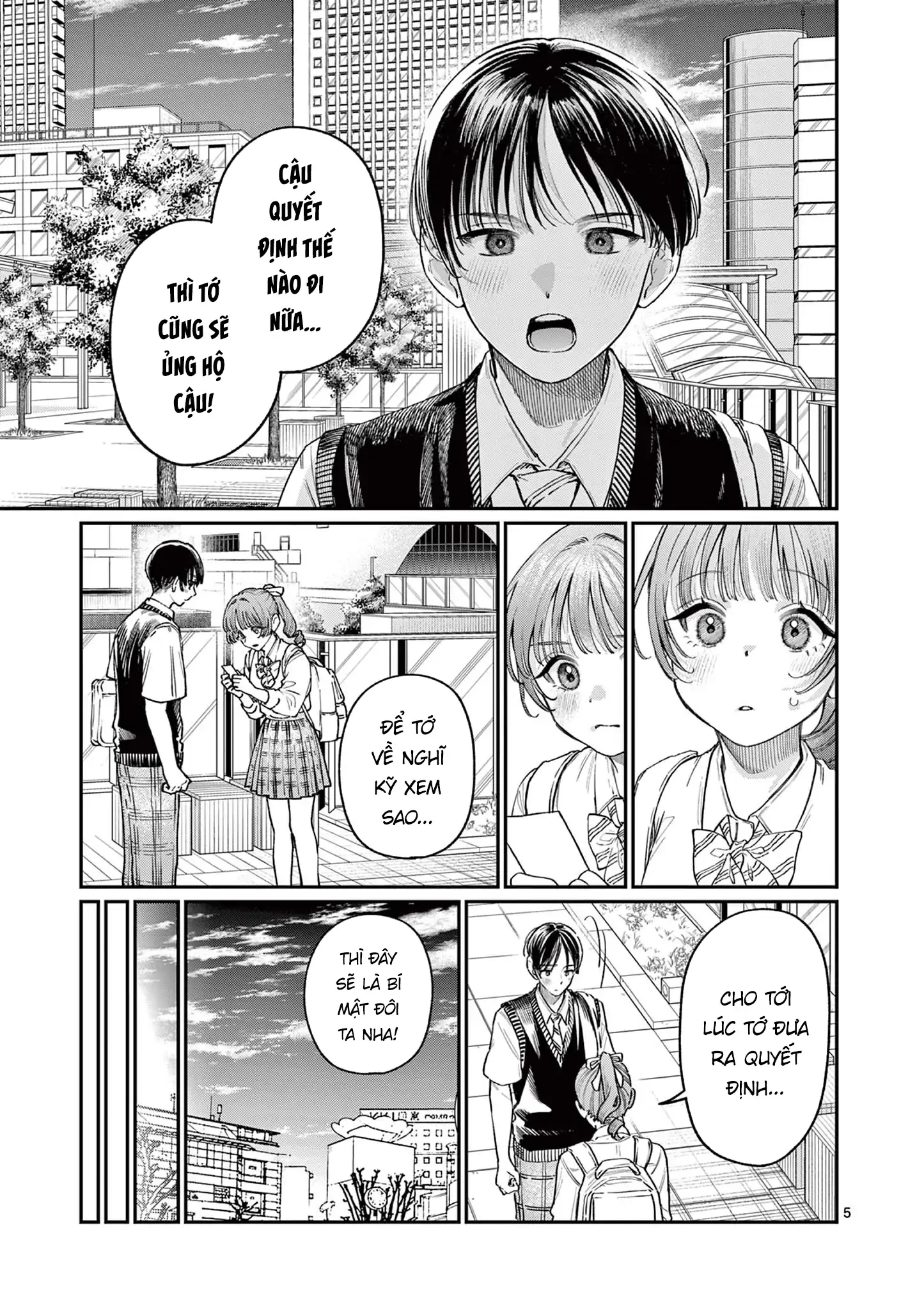 Tình yêu màu Lam nhà Wakaba Chapter 32 - 5