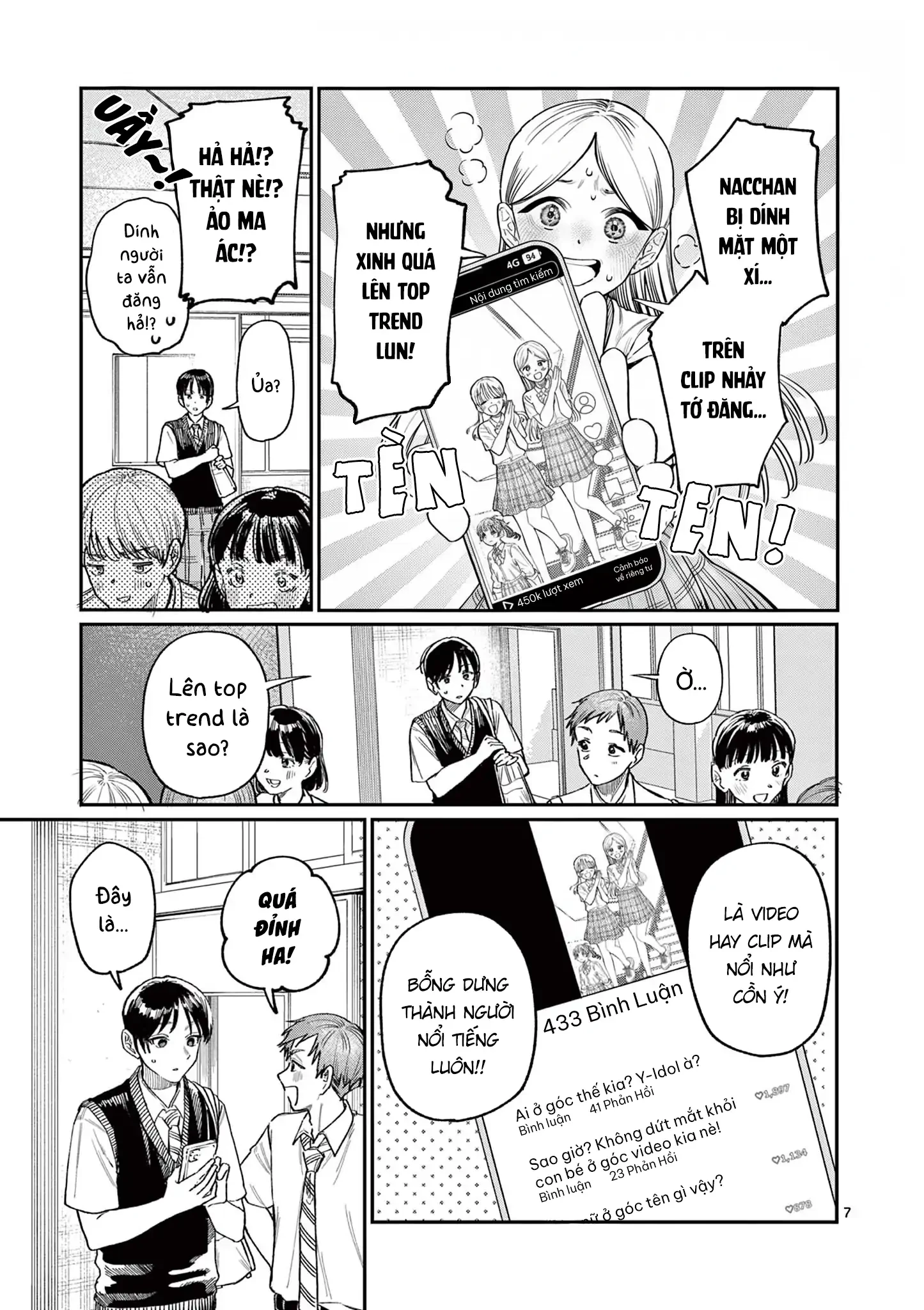 Tình yêu màu Lam nhà Wakaba Chapter 32 - 7