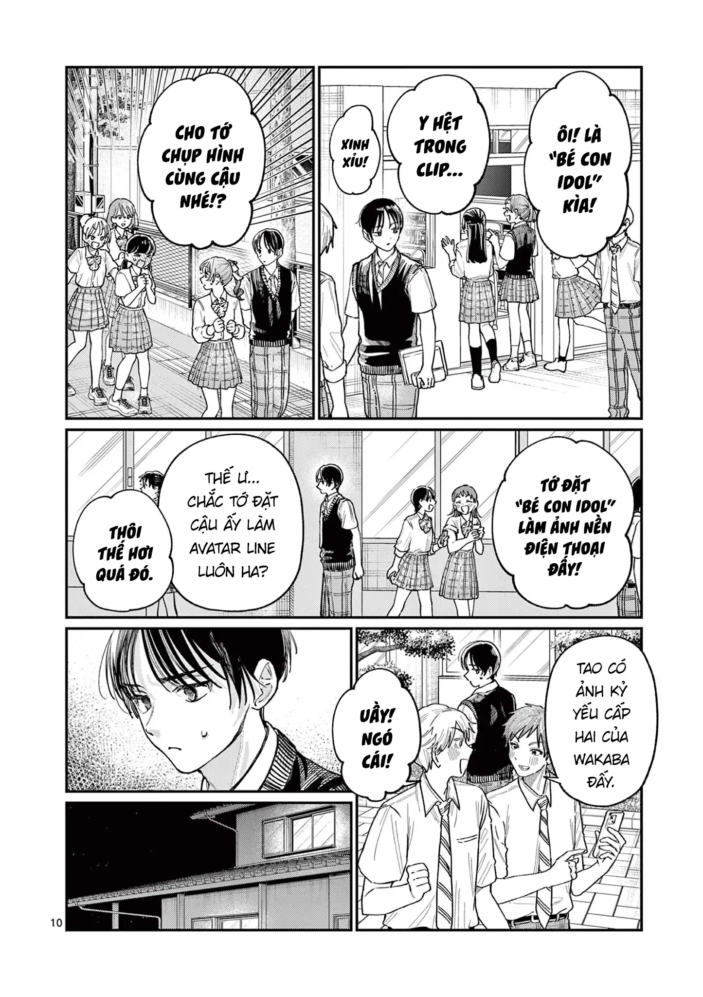 Tình yêu màu Lam nhà Wakaba Chapter 32 - 10