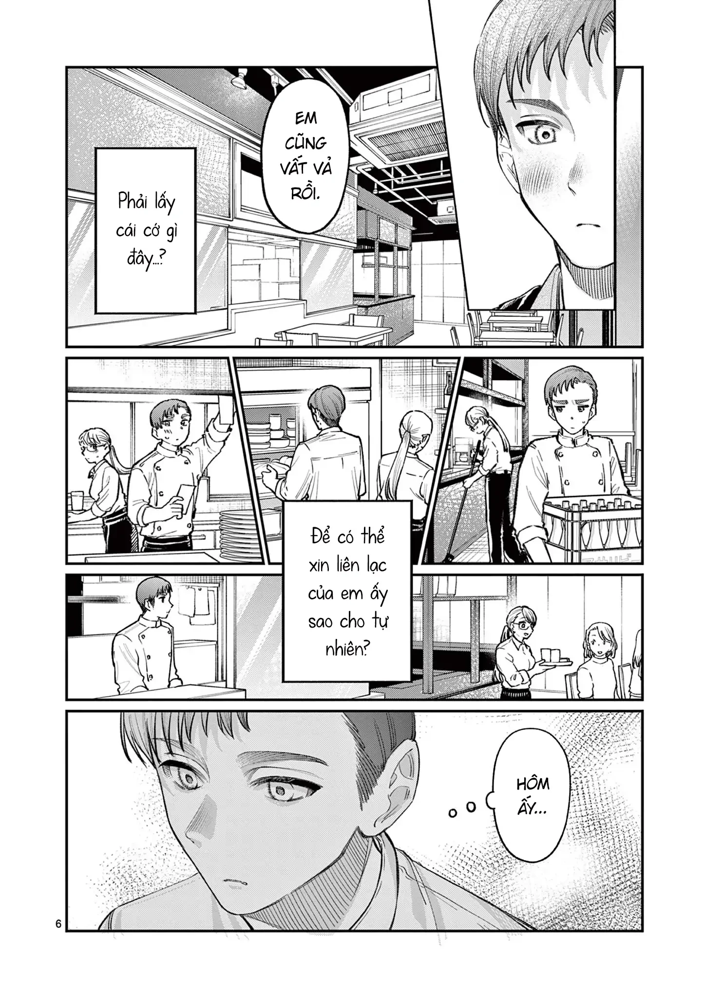 Tình yêu màu Lam nhà Wakaba Chapter 34 - 6