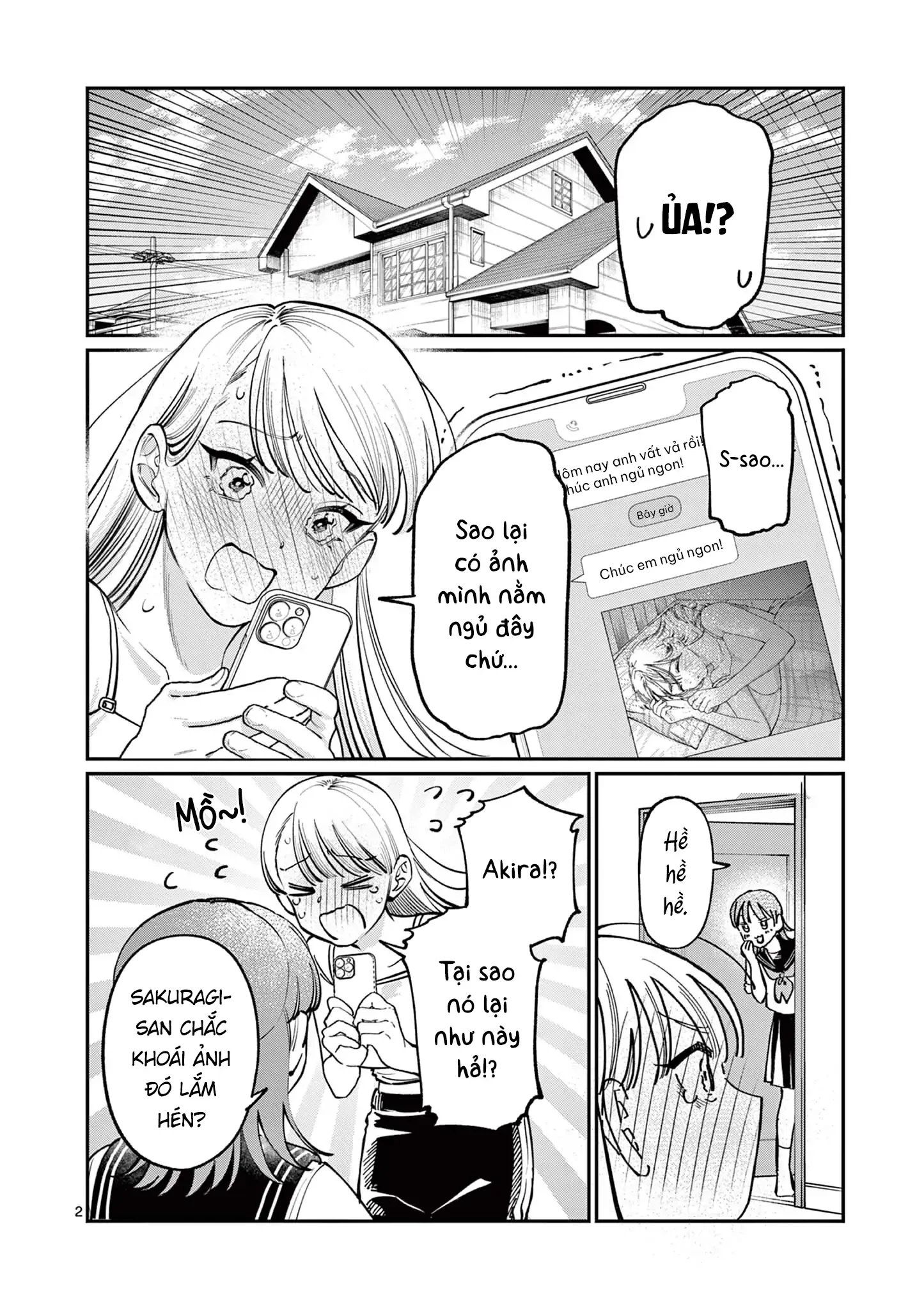 Tình yêu màu Lam nhà Wakaba Chapter 35 - 2