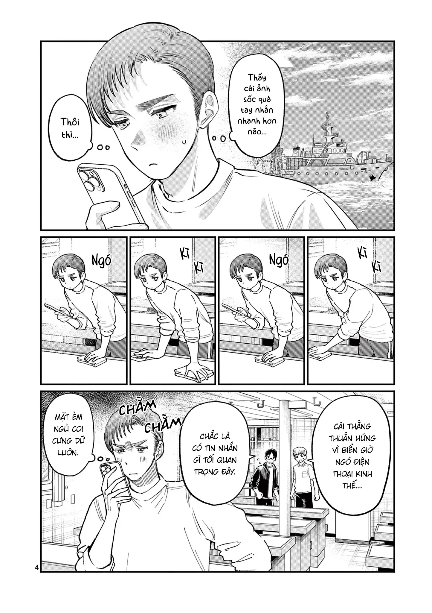 Tình yêu màu Lam nhà Wakaba Chapter 35 - 4