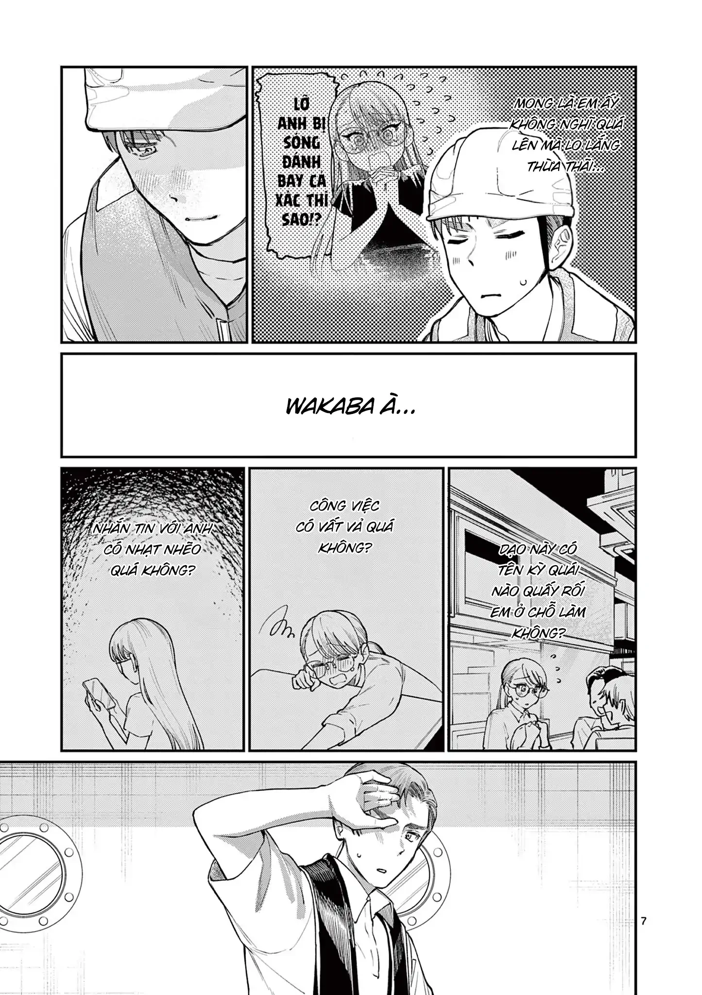 Tình yêu màu Lam nhà Wakaba Chapter 35 - 7