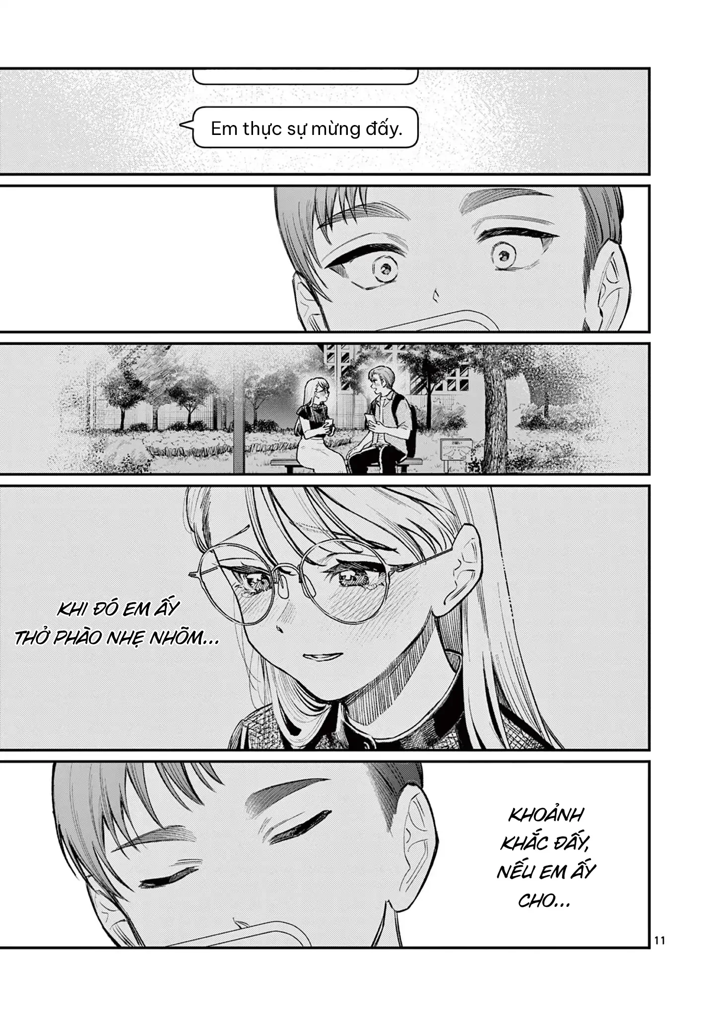 Tình yêu màu Lam nhà Wakaba Chapter 35 - 11