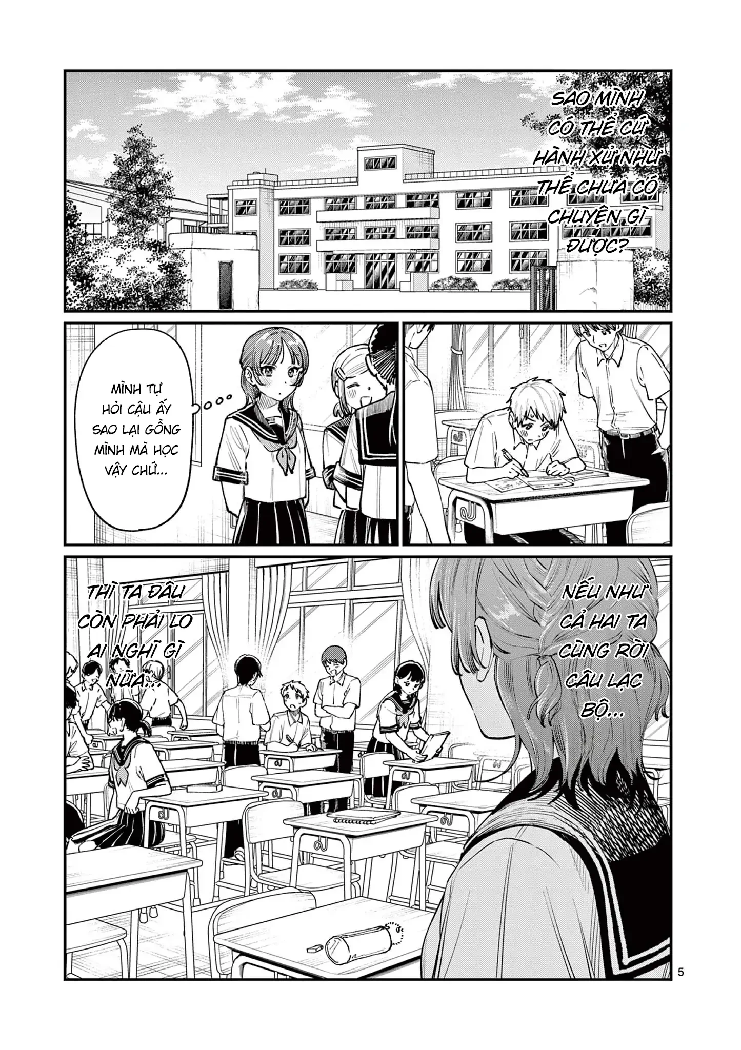 Tình yêu màu Lam nhà Wakaba Chapter 36 - 5