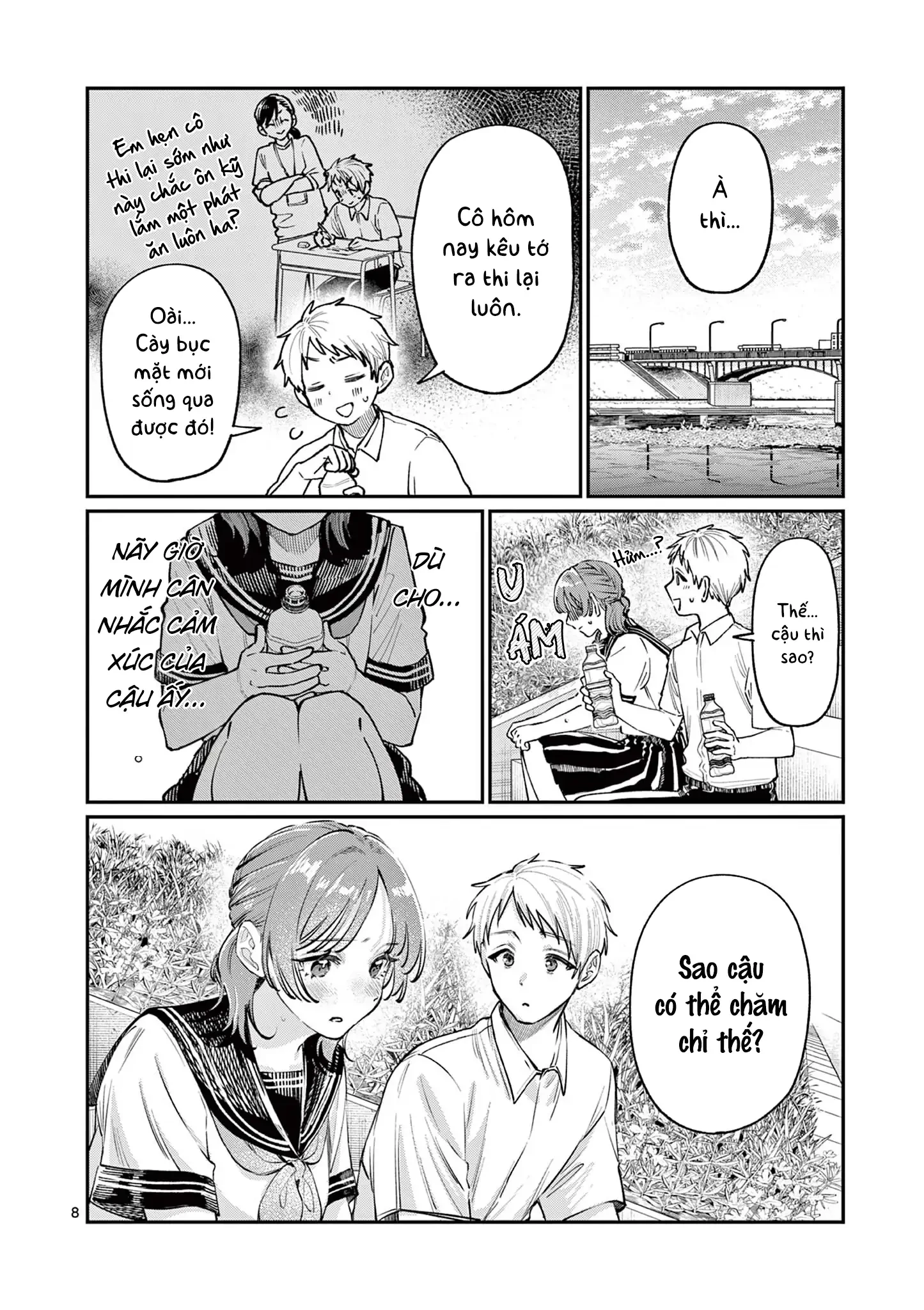 Tình yêu màu Lam nhà Wakaba Chapter 36 - 8
