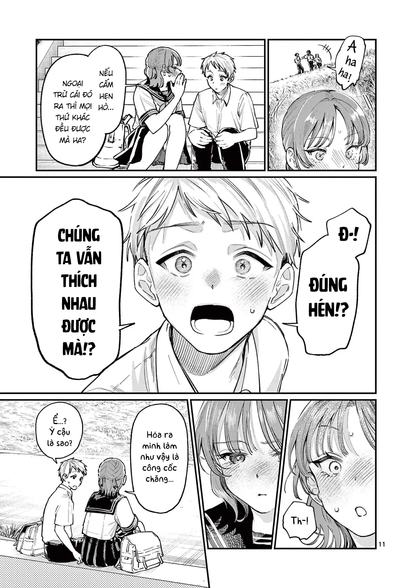 Tình yêu màu Lam nhà Wakaba Chapter 36 - 11