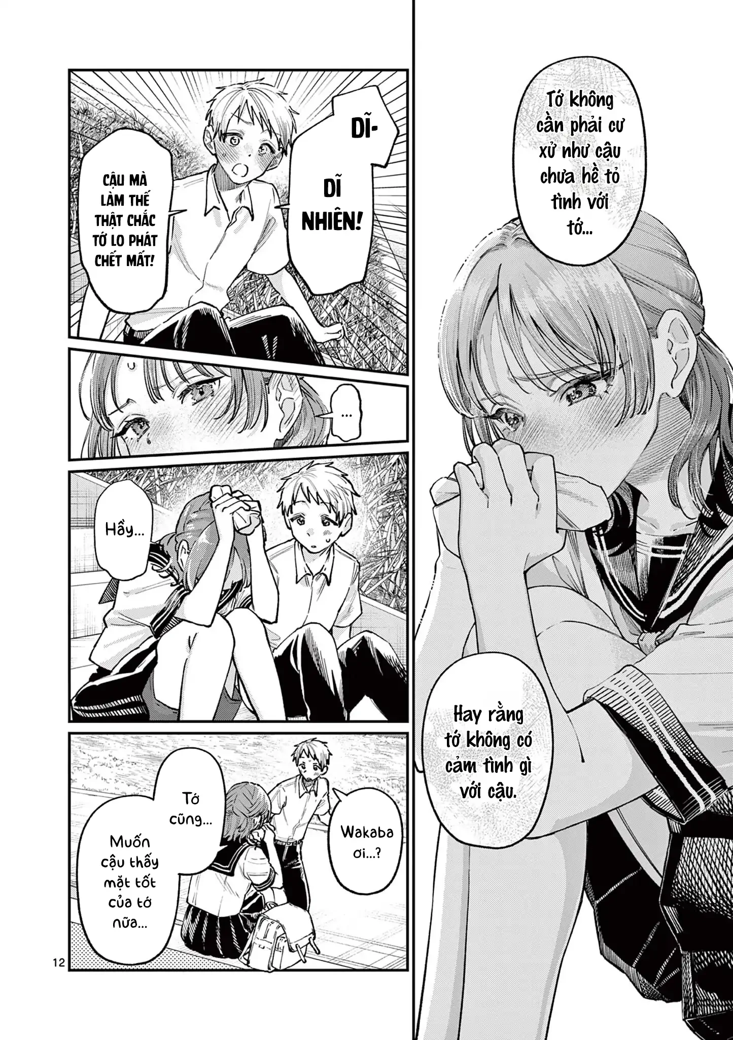 Tình yêu màu Lam nhà Wakaba Chapter 36 - 12