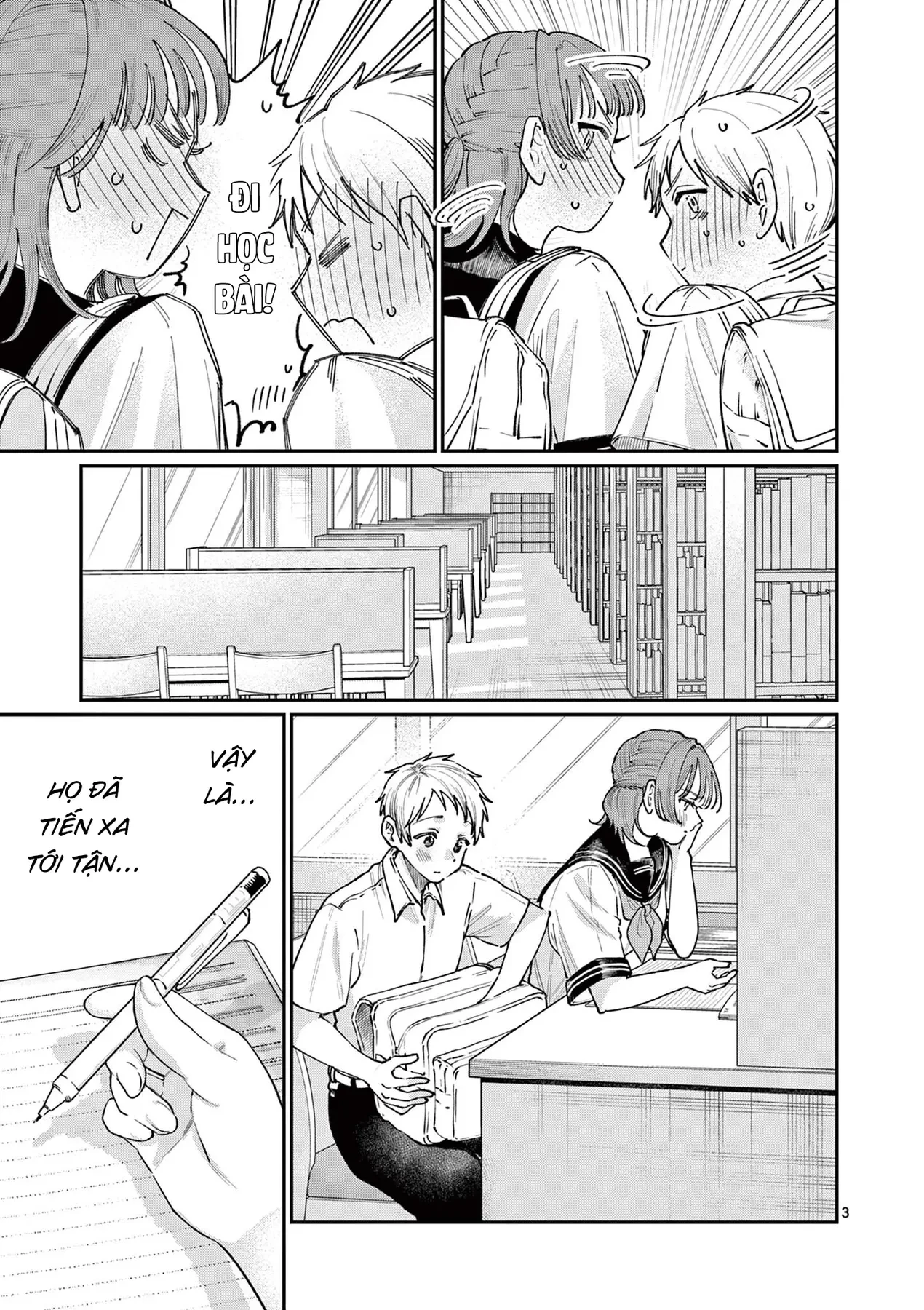 Tình yêu màu Lam nhà Wakaba Chapter  37 - 3