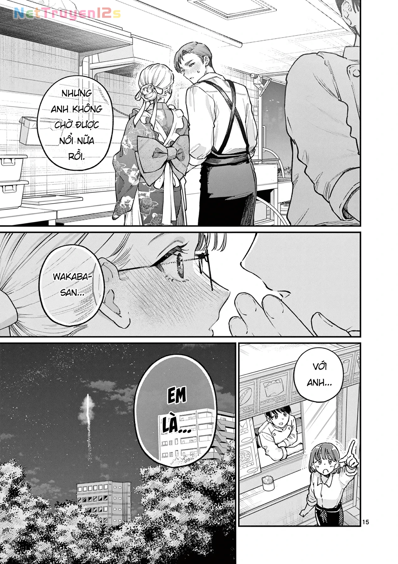 Tình yêu màu Lam nhà Wakaba Chapter  46 - 15