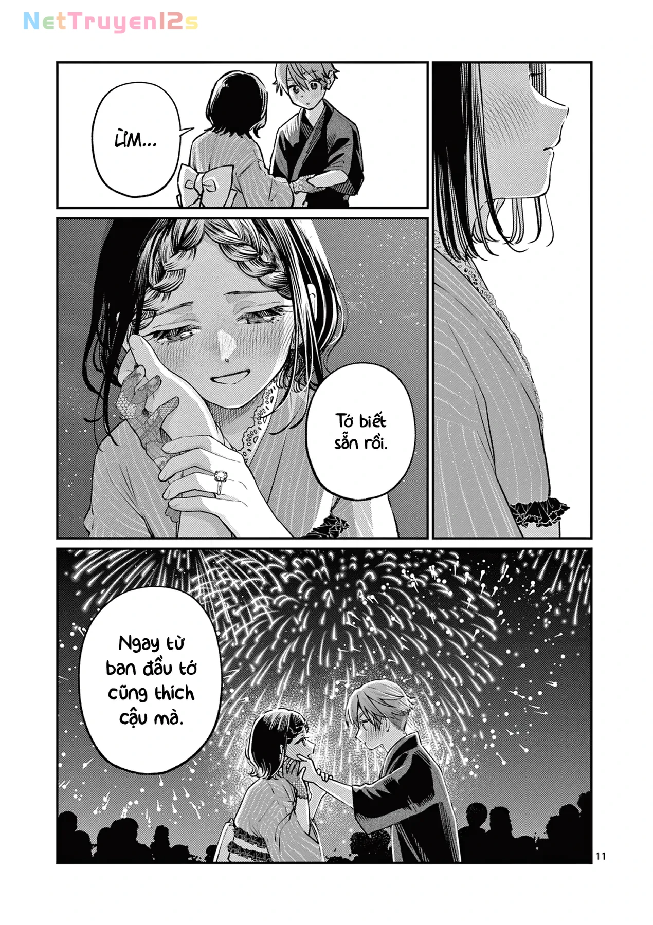 Tình yêu màu Lam nhà Wakaba Chapter  48 - 11