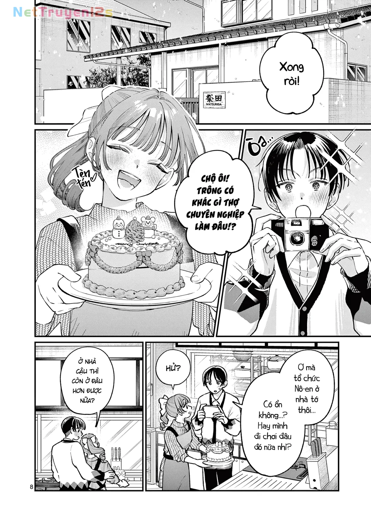 Tình yêu màu Lam nhà Wakaba Chapter  49 - 8
